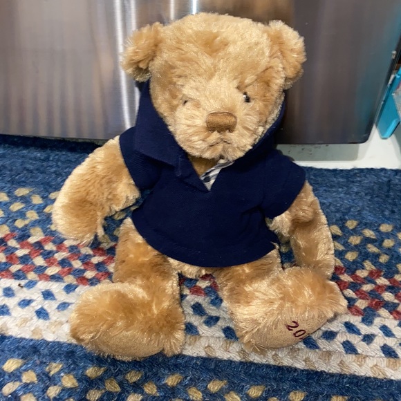 Burberry Teddy Bear wearing Nova Check Navy Polo: circa 2010 in EUC! - Picture 6 of 6